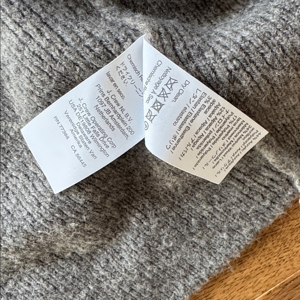 J. CREW Sweater Coat Super Cozy - Picture 5 of 5